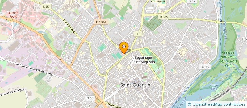 localisation de l'entreprise BATIMENT RENOVATION CONSTRUCTION à SAINT-QUENTIN