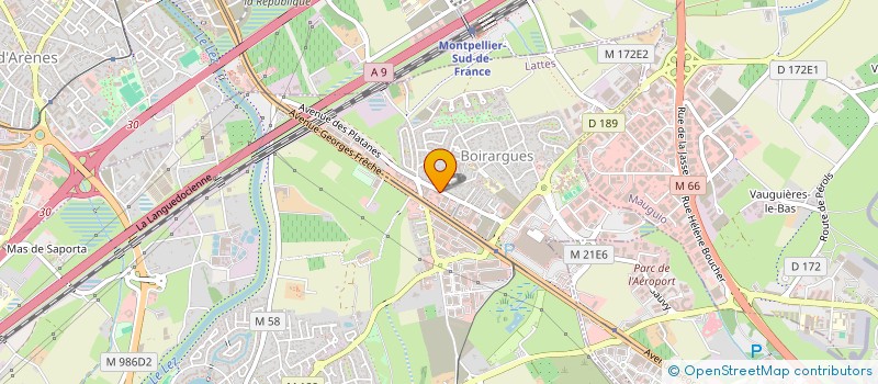 localisation de l'entreprise BATIMENT RENOVATION DU LANGUEDOC  LATTES