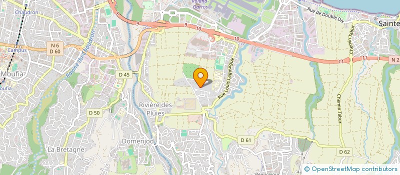 localisation de l'entreprise BATIMENT RENOVATION GERARD OCEAN INDIEN  SAINTE-MARIE