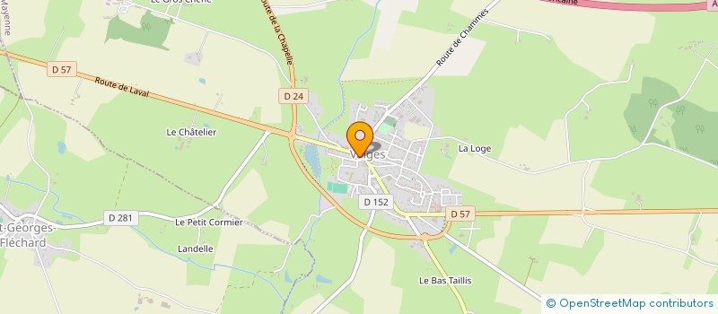 localisation de l'entreprise BATIMENT RENOVATION MAYENNAIS  VAIGES