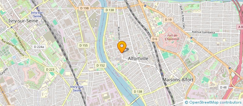 localisation de l'entreprise BATIMENT RENOVATION PARIS à ALFORTVILLE