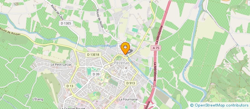 localisation de l'entreprise BATIMENT, RENOVATION, PATRIMOINE  PEZENAS