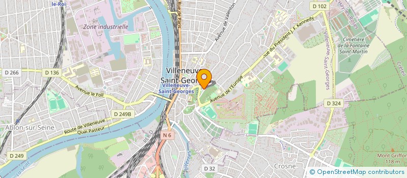 localisation de l'entreprise BATIMENT RENOVATION PRO à VILLENEUVE-SAINT-GEORGES