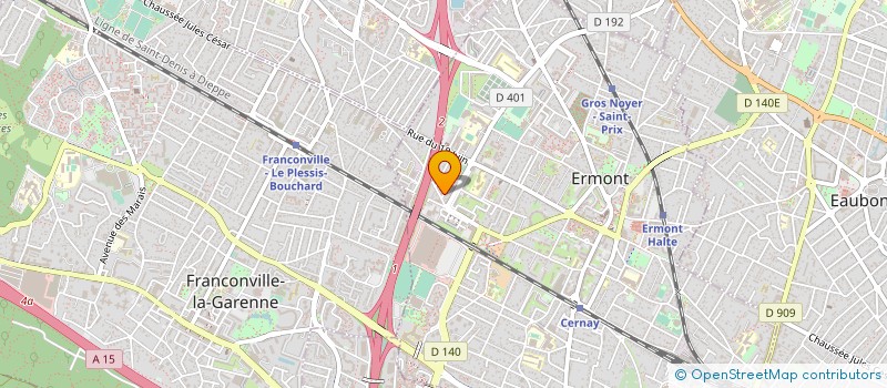 localisation de l'entreprise BATIMENT RENOVATION PROFESSIONNEL à ERMONT