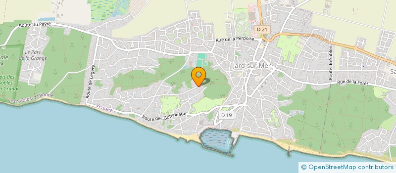 localisation de l'entreprise BATIMENT RENOVATION SERVICE 85 à JARD-SUR-MER