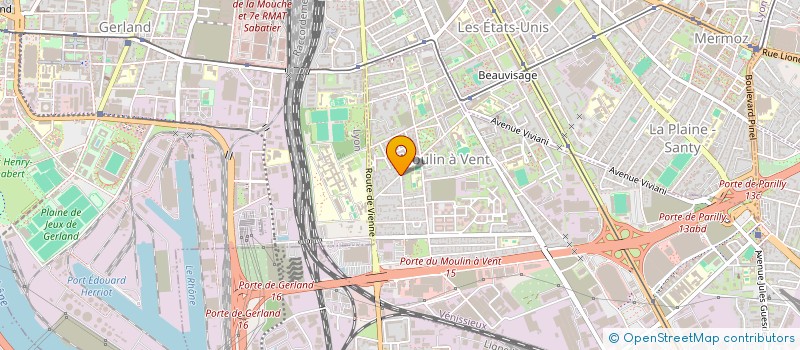 localisation de l'entreprise BATIMENT RENOVATION SERVICES  VENISSIEUX