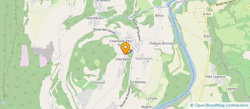 localisation de l'entreprise BATIMENT. RENOVATIONS. ETUDES. DIAGNOSTICS CONSULTANT  PARVES ET NATTAGES