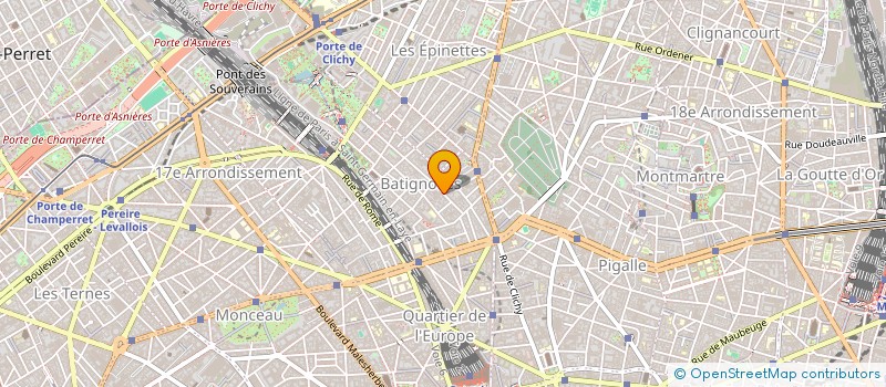 localisation de l'entreprise BATIMENT RESEAUX ET SERVICES à PARIS