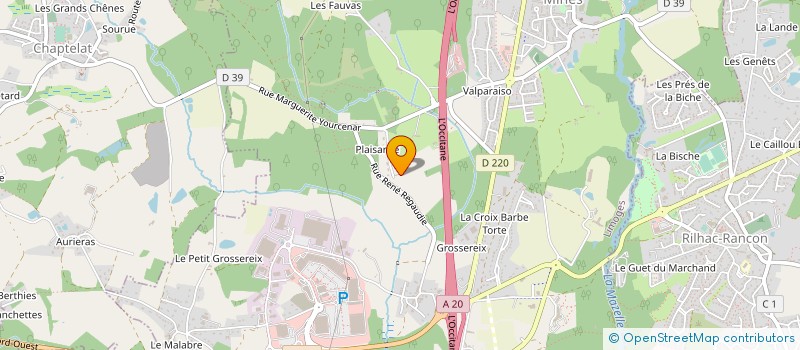 localisation de l'entreprise BATIMENT RESISTANT à LIMOGES