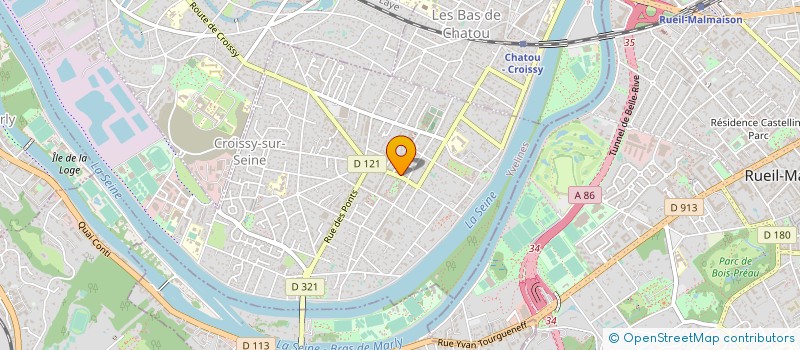localisation de l'entreprise BATIMENT SECOND OEUVRE à CROISSY-SUR-SEINE