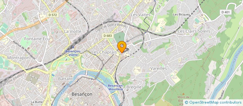 localisation de l'entreprise BATIMENT SECURITE INCENDIE à BESANCON