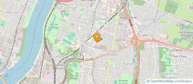localisation de l'entreprise BATIMENT SERIN SARL  LORMONT