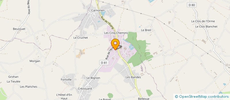 localisation de l'entreprise BATIMENT SERRURERIE METALLERIE à QUESSOY