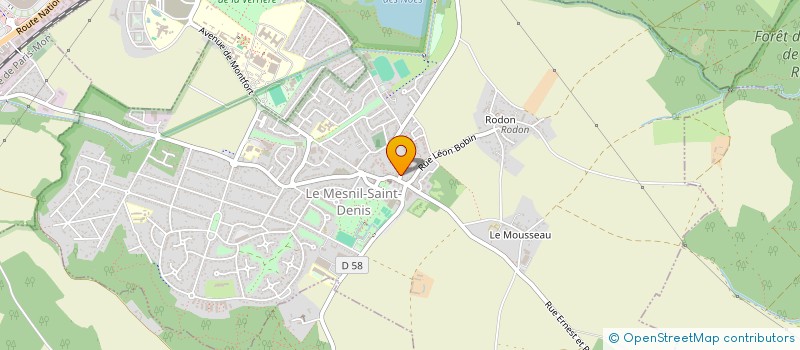 localisation de l'entreprise BATIMENT SERVICE à LE MESNIL-SAINT-DENIS