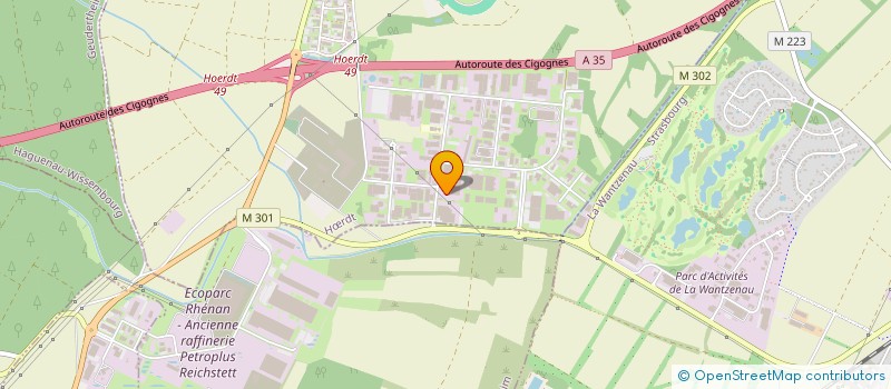 localisation de l'entreprise BATIMENT SERVICE - COMPAGNIE DU BOIS  HRDT