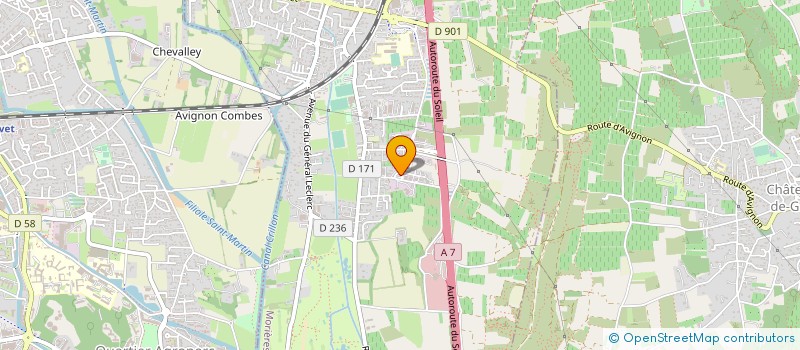 localisation de l'entreprise BATIMENT SERVICES  MORIERES LES AVIGNON