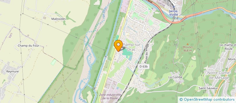 localisation de l'entreprise BATIMENT SERVICES  CHAMP-SUR-DRAC