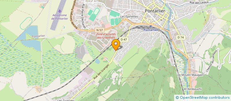 localisation de l'entreprise BATIMENT SERVICES à PONTARLIER