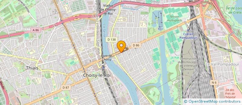 localisation de l'entreprise BATIMENT SERVICES  CHOISY-LE-ROI