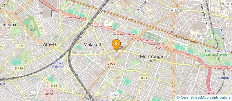 localisation de l'entreprise BATIMENT SERVICES  MALAKOFF