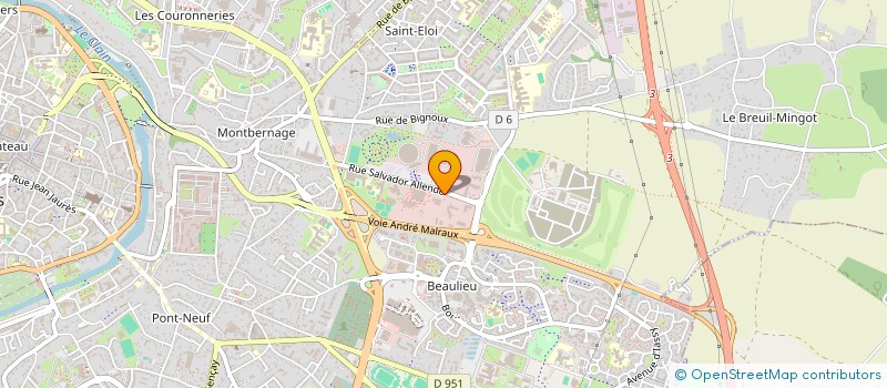 localisation de l'entreprise BATIMENT SERVICES 86 à POITIERS