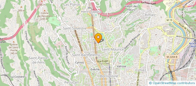 localisation de l'entreprise BATIMENT SERVICES AMELIORATION à NICE