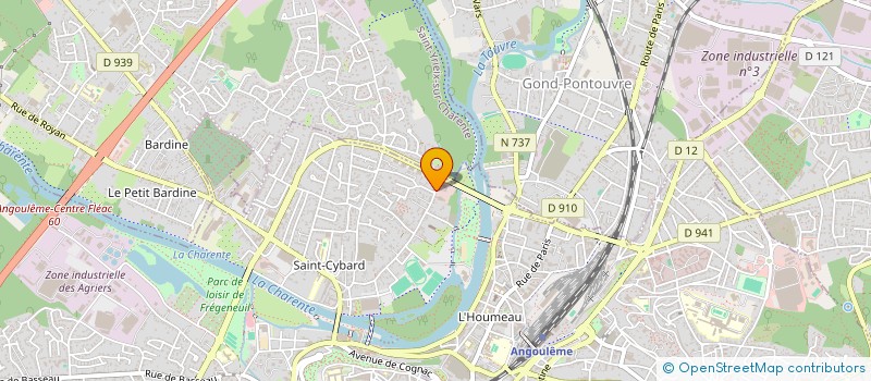 localisation de l'entreprise BATIMENT SERVICES CHARENTE à ANGOULEME