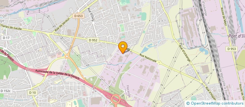 localisation de l'entreprise BATIMENT SERVICES TRAVAUX à FLORANGE