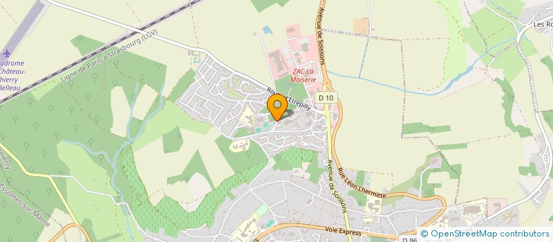 localisation de l'entreprise BATIMENT SOLIDARITE  CHATEAU-THIERRY