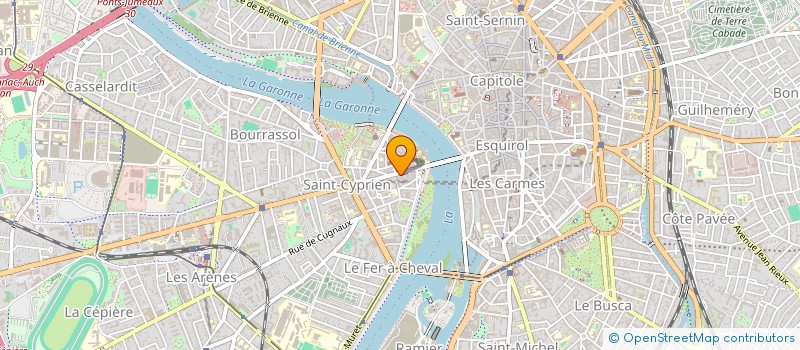localisation de l'entreprise BATIMENT SUPER PEINTURE  TOULOUSE