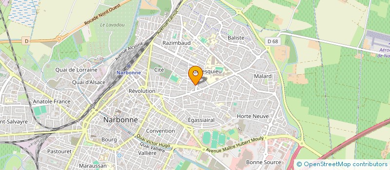 localisation de l'entreprise BATIMENT SYSTEME ELECTRICITE BS ELECT à NARBONNE