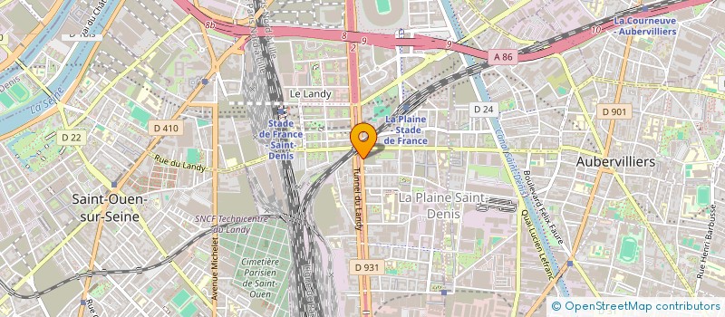 localisation de l'entreprise BATIMENT TCE SERBAN à SAINT-DENIS