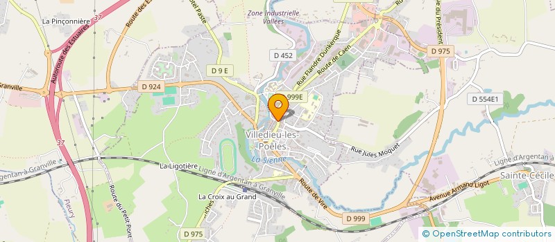 localisation de l'entreprise BATIMENT TECHNIQUE CONCEPTION à VILLEDIEU-LES-POELES-ROUFFIGNY