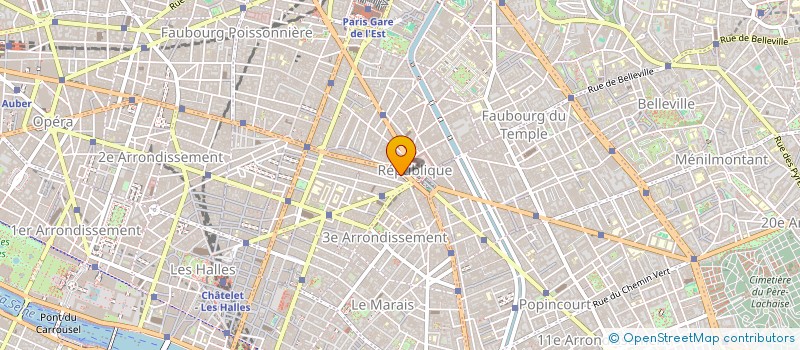 localisation de l'entreprise BATIMENT TECHNIQUE CONSTRUCTION  PARIS