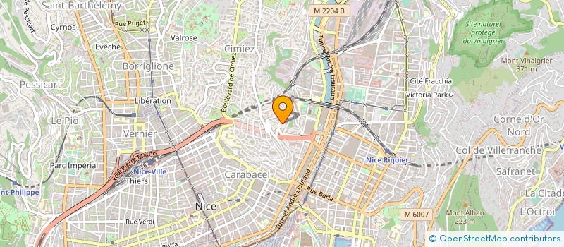localisation de l'entreprise BATIMENT TECHNIQUE ETANCHEITE à NICE