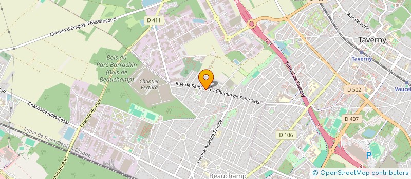 localisation de l'entreprise BATIMENT TECHNIQUE SERVICE (BTS) à BEAUCHAMP