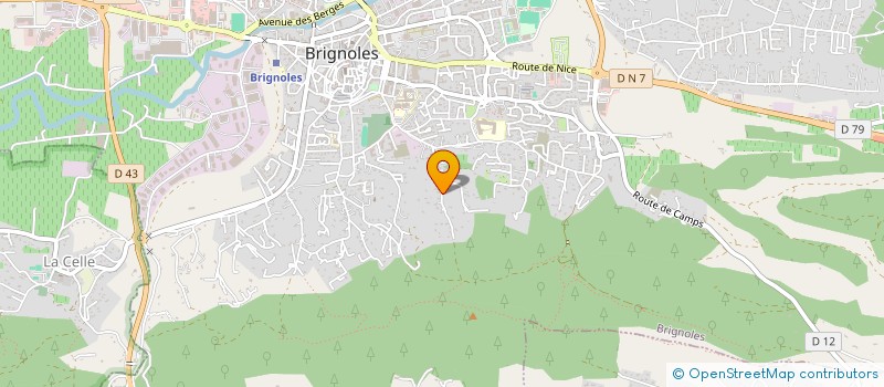 localisation de l'entreprise BATIMENT TERRE DE PROVENCE  BRIGNOLES