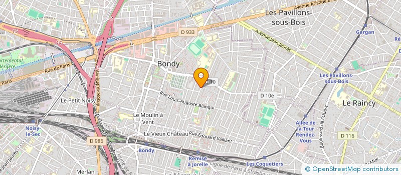 localisation de l'entreprise BATIMENT TOIAS à BONDY