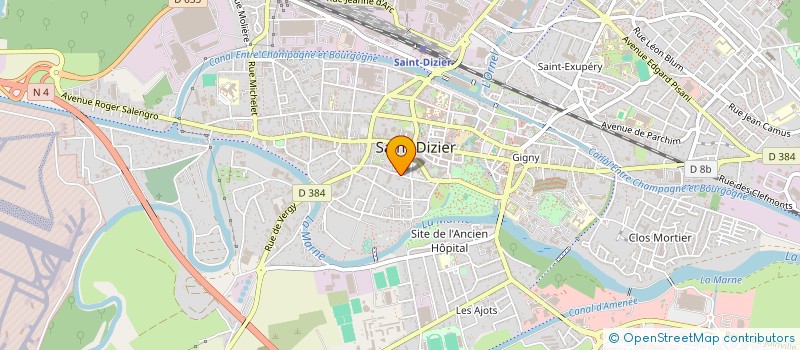 localisation de l'entreprise BATIMENT TRANSPORTS DE HAUTE-MARNE à SAINT-DIZIER