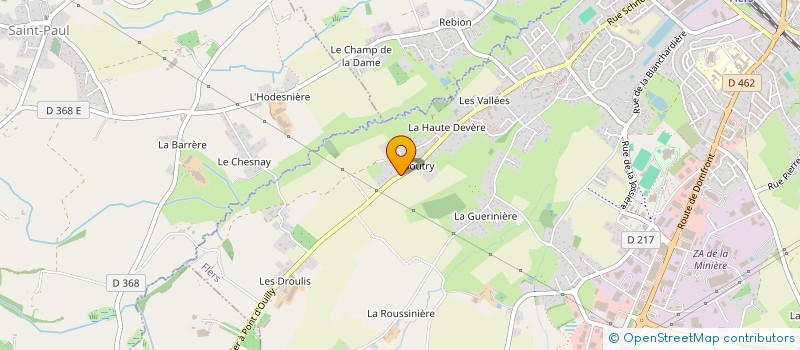 localisation de l'entreprise BATIMENT TRAVAUX INTERIEUR à FLERS