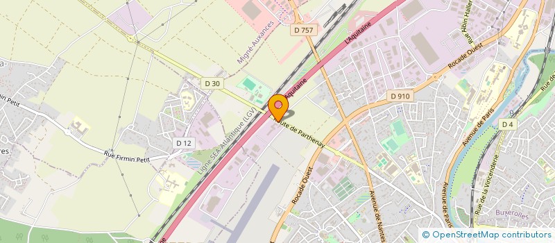 localisation de l'entreprise BATIMENT TRAVAUX MACONNERIE GENERALE BTM à POITIERS