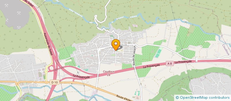 localisation de l'entreprise BATIMENT TRAVAUX PUBLICS ET TRANSPORT à COUDOUX