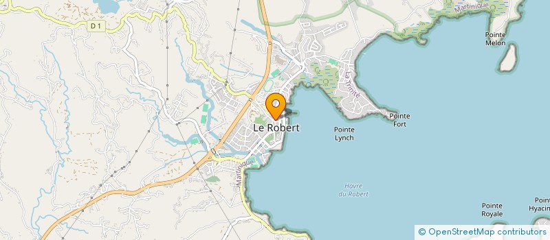 localisation de l'entreprise BATIMENT TRAVAUX PUBLICS PLUS à LE ROBERT