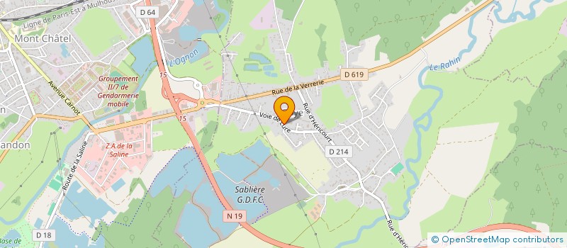 localisation de l'entreprise BATIMENT TRAVAUX SERVICES à ROYE