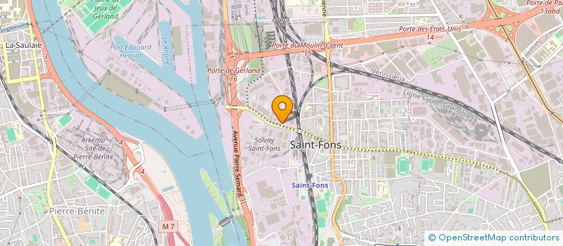 localisation de l'entreprise BATIMENT TRAVAUX SERVICES  SAINT-FONS