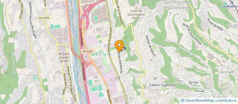 localisation de l'entreprise BATIMENT TRAVAUX SERVICES  NICE