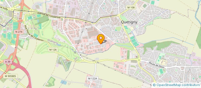 localisation de l'entreprise BATIMENT TRAVAUX SPECIAUX à QUETIGNY