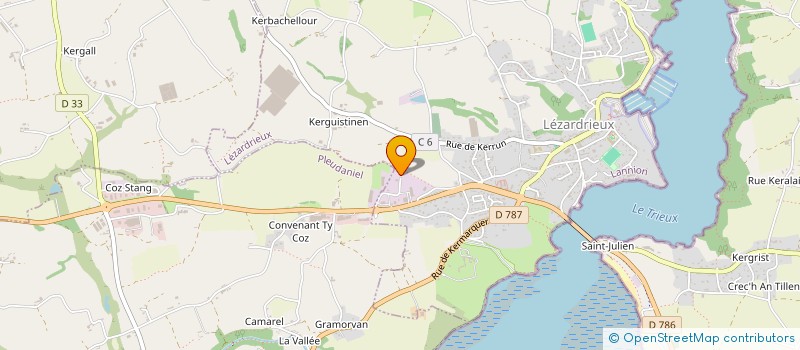 localisation de l'entreprise BATIMENT USEO  LEZARDRIEUX