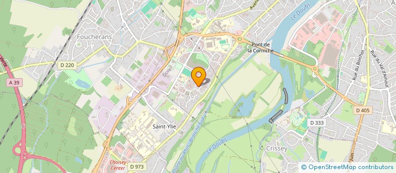 localisation de l'entreprise BATIMENT VERT SARL à DOLE