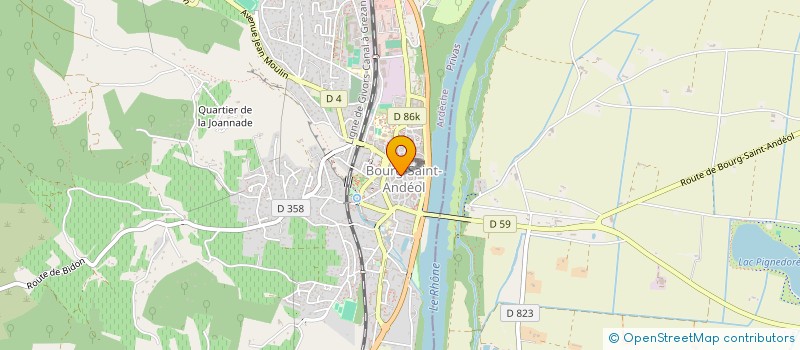 localisation de l'entreprise BATIMENTOP à BOURG-SAINT-ANDEOL